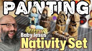 Paint With Me! The Nativity (Full Tutorial on Baby Jesus)