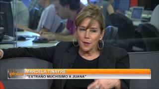 Marcela Tinayre: "Extraño muchísimo a Juana"