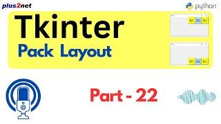 Understanding Tkinter pack() Method to manage layout #python #tkinter #pythonGUI #packLayout #layout