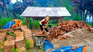 Time-Lapse: Build Wooden Log Cabin Alone From Start to Finish | How To Build Cabin Ep.3