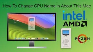 How to Change CPU Name in About This Mac | Hackintosh | Step By Step