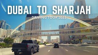 [4K] DRIVING FROM DUBAI TO SHARJAH | DEIRA TO ROLLA | AMAZING ROAD VIEW