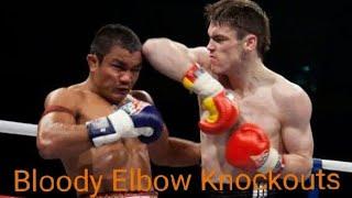 Muay Thai Bloody Elbow Knockouts Highlights