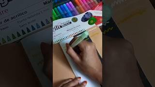 Acrylic Marker ️ #satisfying #acrylicmarker #acrylicpainting #acrylic #maker #pen #shorts