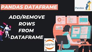 13. Add / Remove Rows From Pandas Data Frame | Pandas drop row