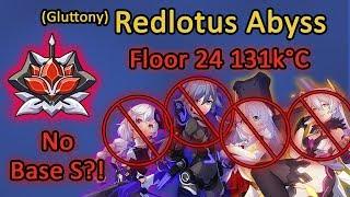 Honkai Impact 3: Gluttony Redlotus Abyss Floor 24 131k°C w/ SF/Miko/DP [No Base S run!]