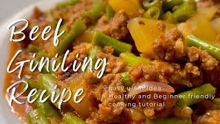 BEEF GINILING RECIPE | Lutong Bahay Ulam Ideas