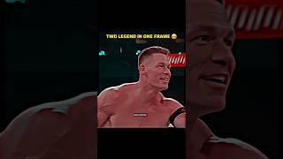 TWO LEGEND IN ONE FRAME #johncena #romanreigns #otc #legend #wwe #viral #shorts