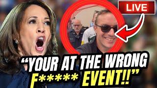 Kamala LOSES IT & KICKS OUT Trump SUPPORTER At Her RALLY After ONLY 50 People SHOWED UP