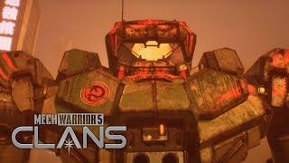 The Turtle Bay Massacre, Destruction of Edo City, Cutscenes 4K HDR - MechWarrior 5: Clans Cinematic