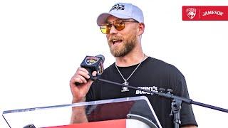 "A lot of people don't like the way we play..." | Sam Bennett Parade Speech | 6.22.25