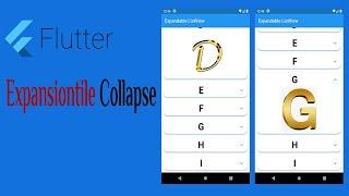 36- Flutter Expansiontile collapse