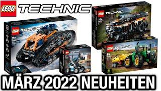 Offizielle Bilder zu John Deere & mehr! | LEGO Technic 2022 März Neuheiten | LEGO News