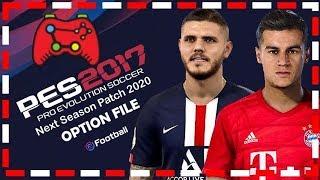 PES 2017|Next Season Patch Option File 2019-2020|By Micano4u