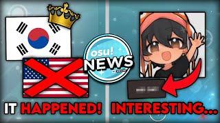 SOUTH KOREA BROKE USA'S OWC WIN STREAK?! | Mrekk's New Goal Is Crazy... osu! News