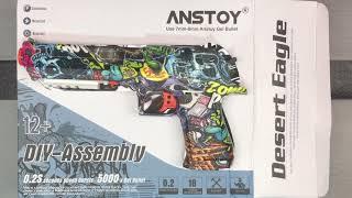 Unboxing 2: ANSTOY GEL BLASTER: DESERT EAGLE MODEL HANDGUN STYLE - TOP LOADING