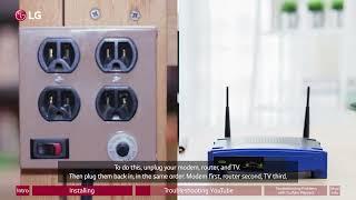 [LG WebOS TVs] How To Access and Troubleshoot Youtube On An LG Smart TV