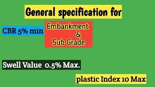 General Specification For Embankment & Subgrade By Civil Engineering With Tariq