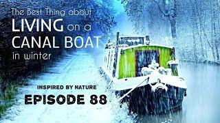 NARROWBOAT LIVING IN WINTER - inspired by nature - episode 88