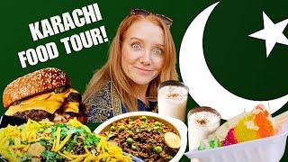 My FIRST EVER Food Tour In Karachi!  | Street Food, Lassi, Bun Kebabs & More!