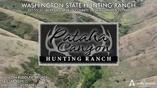 SOLD! PATAHA CANYON, WASHINGTON HUNTING RANCH FOR SALE - $315,000