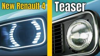 New Renault 4 E Tech Electric Teaser