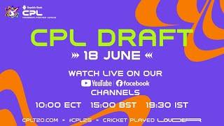 LIVE | Draft Show | CPL 2025