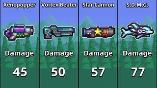 Terraria - Highest Damage Guns Comparison