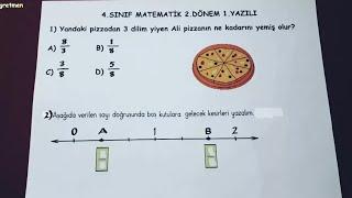 4.sınıf matematik 2.dönem 1.yazılı  @Bulbulogretmen  #matematik #sınav #4sınıf #yazilivideolar