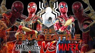 The FINAL Battle - IRON SPIDER Action Figure Comparison | S.H Figuarts VS Mafex