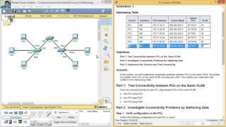 6.2.3.7 - 3.2.4.7 Packet Tracer - Troubleshooting a VLAN Implementation - Scenario 1