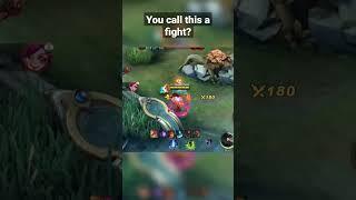 you call this a fight? my turn now #shorts #mobilelegends #short