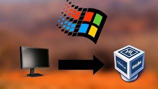 How to install display drivers and configure internet in Windows 95 VirtualBox