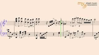 Feelings - Piano sheet music transcription