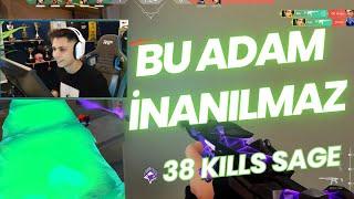 BERK RİP TEPE 38 KILL SAGE OYNUYOR VALORANT'I DA BİTİRMİŞ / BERK RIP VALORANT OYNUYOR