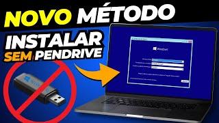 Novo Método para INSTALAR o Windows 10 SEM PENDRIVE (Atualizado)