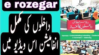 E Rozgaar Program 2021-2022 || Online Earning - from E Rozgaar Training Program 2021