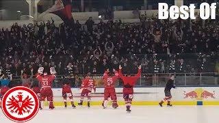 Eintracht Frankfurt-Fans beim Eishockey in Salzburg