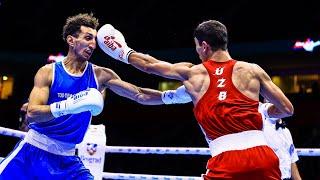 Abdumalik Khalokov (UZB) vs. Sofiane Oumiha (FRA) AIBA World Boxing Championships 2021 (60kg)