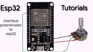 Interface potentiometer to Esp32 || ESP32 tutorials|| Neeraj Yadav electronics