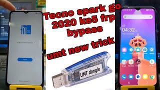 tecno spark go 2020 bKE 5  frp bypass umt new trick Frp pin pattern 