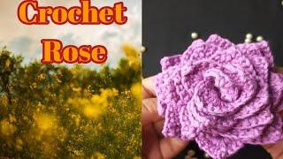 Crochet Rose  Flower | Super Easy  | Beautiful | Tutorial