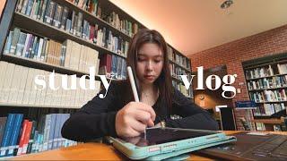 study vlog: waking up at 6am, exams, lots of studying, going on a date, hotpot with friends