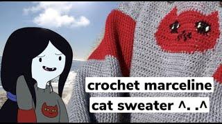 crocheting marceline's cat sweater  ^.  .^