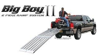 Big Boy II - Two Piece Folding Aluminum Motorcycle Ramp