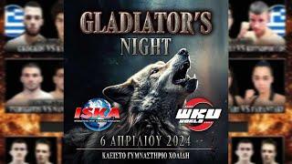 Konchoshvili Saba (GEO) VS Οδυσσέας Κωτσόπουλος (Arena team, GR) - GLADIATOR'S NIGHT WKU Title Match