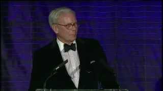 Tom Brokaw Accepts OPC President's Award