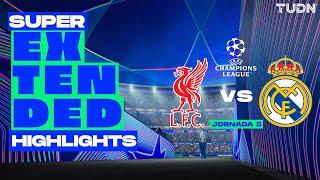 SUPER EXTENDED HIGHLIGHTS | Real Madrid vs Liverpool | UEFA Champions League 24/25 | TUDN