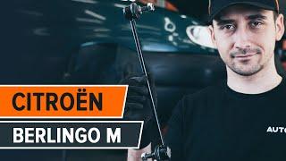 Как заменить тягу стабилизатора передней подвески на CITROËN BERLINGO M [ВИДЕОУРОК AUTODOC]