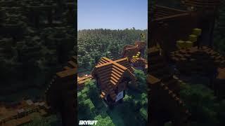 Medieval Village in Minecraft | #Shorts Timelapse